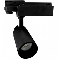 Φωτιστικό LED Ράγας 20W 230V 1600lm 38° 3000K Λευκό Φως 4 Καλωδίων Μαύρο 6347 Light